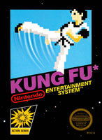 Kung Fu NES Entertainment System Reproduction Box And Manual